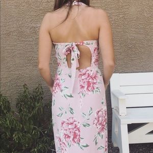 floral maxi dress